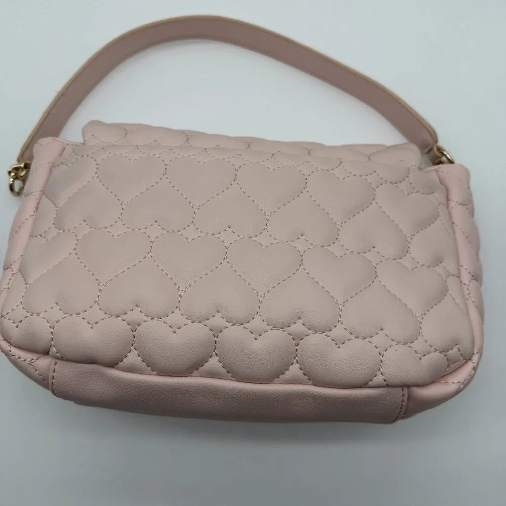 Juicy Couture Flawless Shoulder Bag Quilted Coquette Romantic Pink NWOT